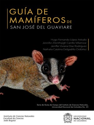 cover image of Guía de mamíferos de San José del Guaviare